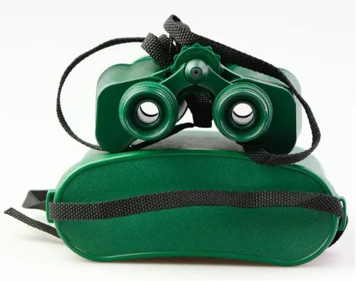 Бинокль детский Navir «Полевой» 3x, зеленый, с футляром фотография