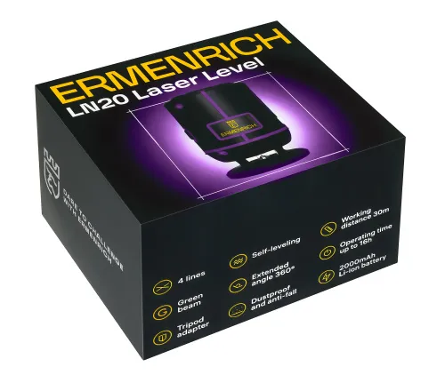 Лазерный уровень Ermenrich PLUS LN20 картинка