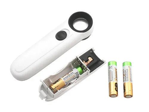 Лупа на ручке Veber 20x, 21 мм, с подсветкой (6B-1B) изображение