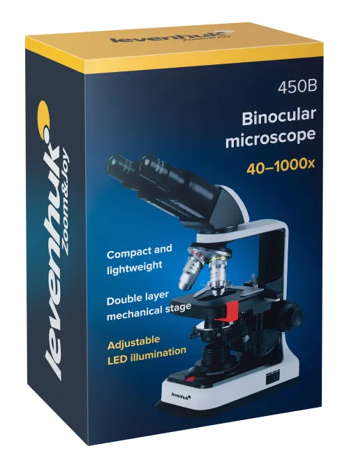Микроскоп Levenhuk 450B, бинокулярный фото