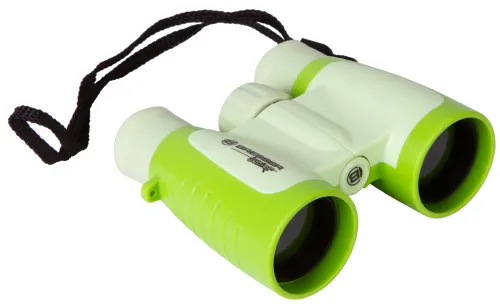 Бинокль детский Bresser Junior 3x30, зеленый фотография