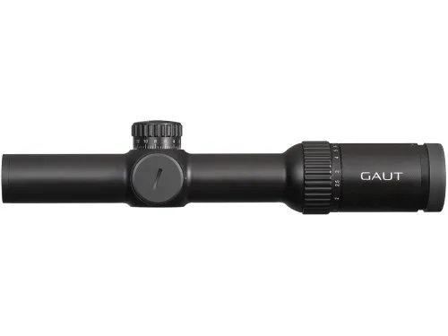 Прицел оптический GAUT Obsidian 1–8x24, сетка 62 (Half MD) фотография