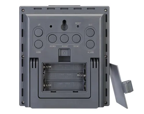 Метеостанция Bresser Temeo Hygro Quadro Prestige с тремя датчиками, серая изображение