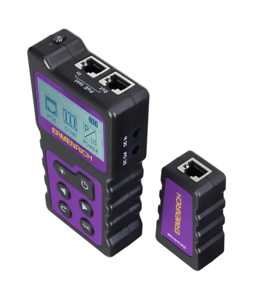 Кабельный PoE-тестер Ermenrich NetGeeks NP25 фото