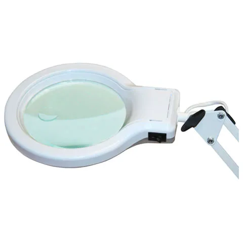 Лупа-лампа настольная «Леда С20 Про» 4,5/9x, 127 мм, на струбцине, с подсветкой (20 LED) изображение