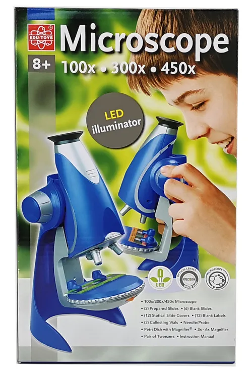 Микроскоп игрушечный EDU-TOYS 100–450x фотография