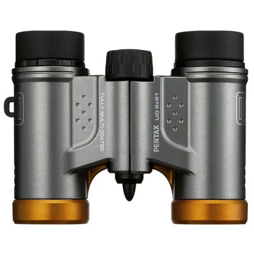 Бинокль PENTAX UD 9x21, серо-оранжевый изображение