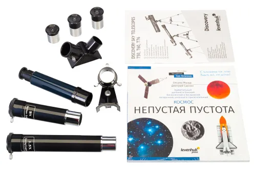 Телескоп Levenhuk Discovery Sky T60 с книгой фотография