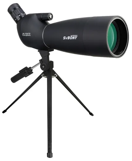 Зрительная труба SVBONY SV28 25–75x70 WP со штативом фото