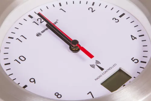 Часы настенные Bresser MyTime Bath, водонепроницаемые, белые фото