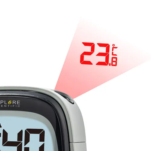 Часы цифровые Explore Scientific с проектором, черные изображение