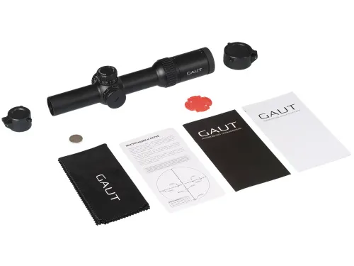 Прицел оптический GAUT Obsidian 1–8x24, сетка X2 фотография