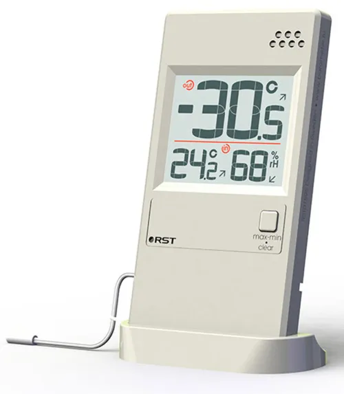 Термогигрометр цифровой RST 01595 с внешним датчиком, оконный фотография