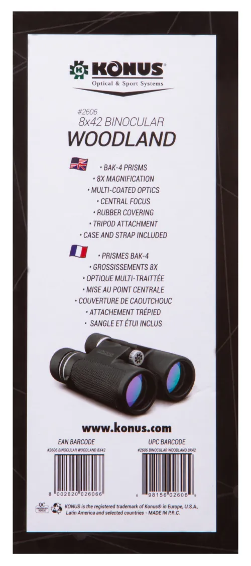 Бинокль Konus Woodland 8x42 фотография