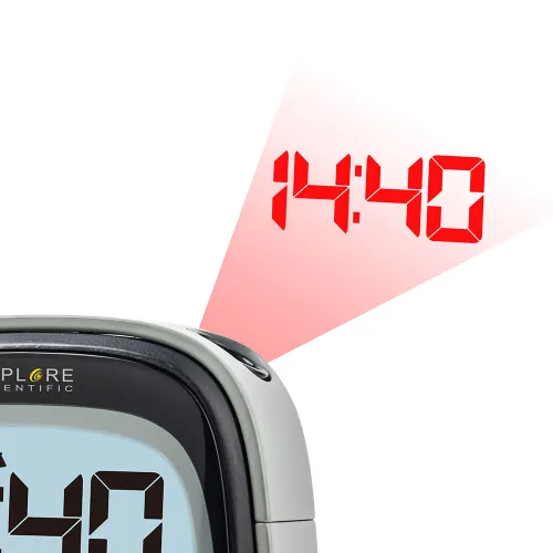 Часы цифровые Explore Scientific с проектором, черные изображение