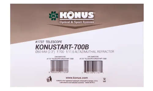 Телескоп Konus Konustart-700B 60/700 AZ изображение