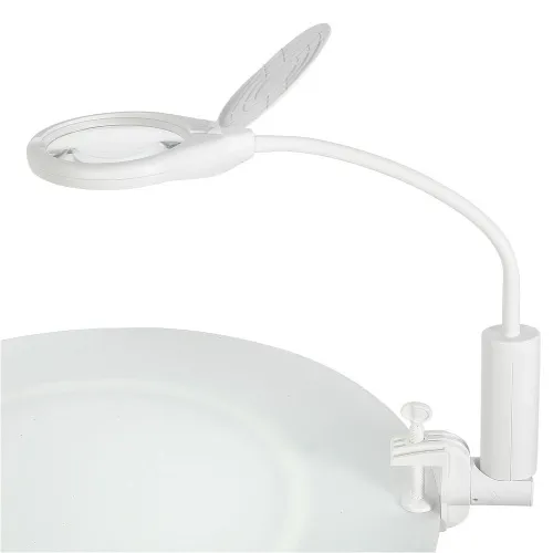 Лупа-лампа настольная Veber 2D LED, с подсветкой (8611) изображение