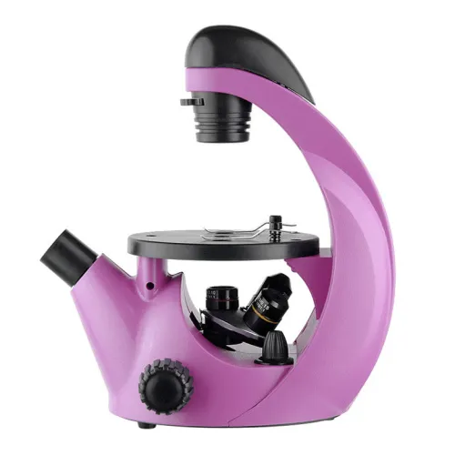 Микроскоп инвертированный Микромед «Эврика» 40–320х, аметист изображение