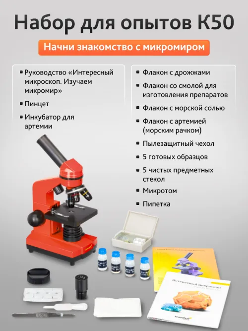 Микроскоп Levenhuk Rainbow 2L картинка