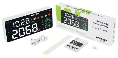 Монитор качества воздуха Levenhuk Wezzer Air PRO CN20, с шумомером изображение