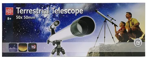 Телескоп игрушечный EDU-TOYS 50x изображение