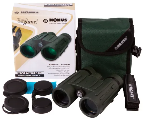 Бинокль Konus Emperor 8x42 WA Green изображение