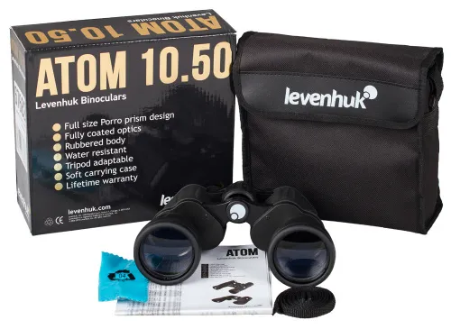 Бинокль Levenhuk Atom 10x50 изображение