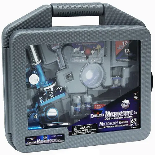 Микроскоп Eastcolight 100–900x в кейсе, 62 аксессуара в комплекте изображение