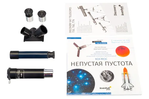Телескоп Levenhuk Discovery Sky T50 с книгой фотография