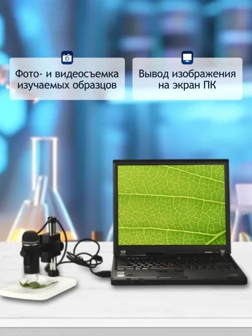 Микроскоп цифровой Levenhuk DTX 90 картинка