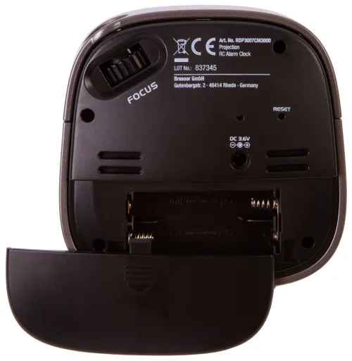 Часы цифровые Explore Scientific с проектором, черные изображение