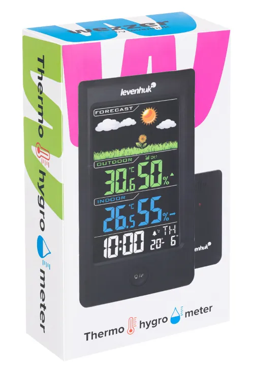 Термогигрометр Levenhuk Wezzer Teo TH40 картинка
