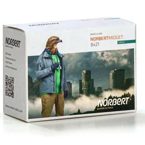 Бинокль Norbert Midget 8x21 Green Line картинка