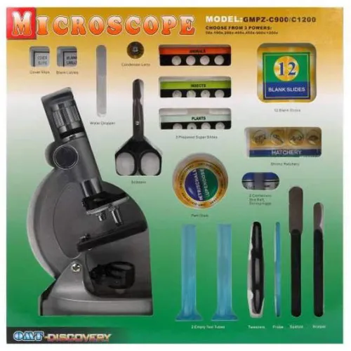 Микроскоп детский «Юный натуралист» (GMPZ-C1200) фотография