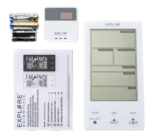 Метеостанция Explore Scientific Classic Vertical, белая изображение