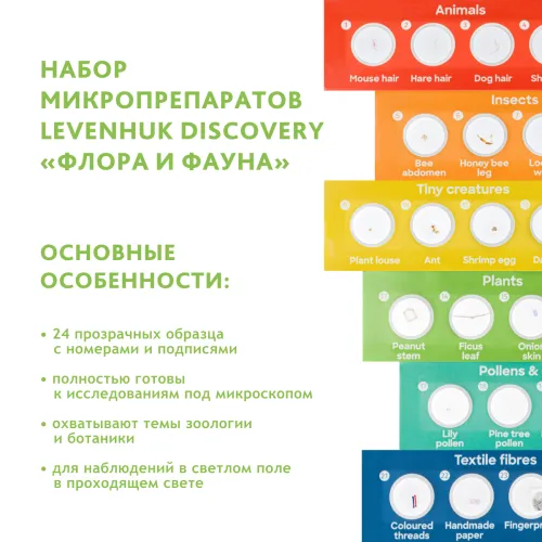 Микроскоп Levenhuk Discovery Micro с книгой изображение