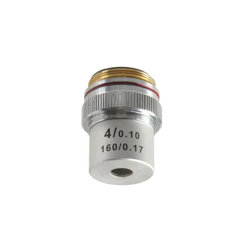 Объектив 4х/0,1 160/0,17 для микроскопов Микромед-1/2 изображение