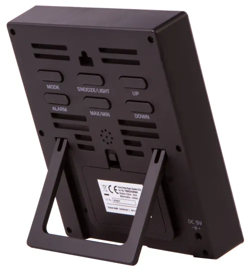 Метеостанция Bresser ClimaTemp Hygro Quadro с тремя датчиками, черная картинка