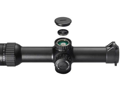 Прицел оптический GAUT Obsidian 1–8x24, сетка 62 (Half MD) изображение