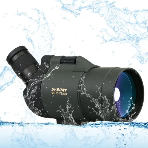 Зрительная труба SVBONY SV41 25–75x70 MAK WP со штативом фото