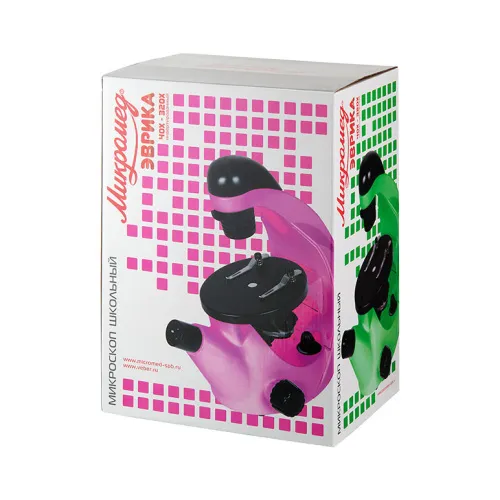 Микроскоп инвертированный Микромед «Эврика» 40–320х, аметист фото