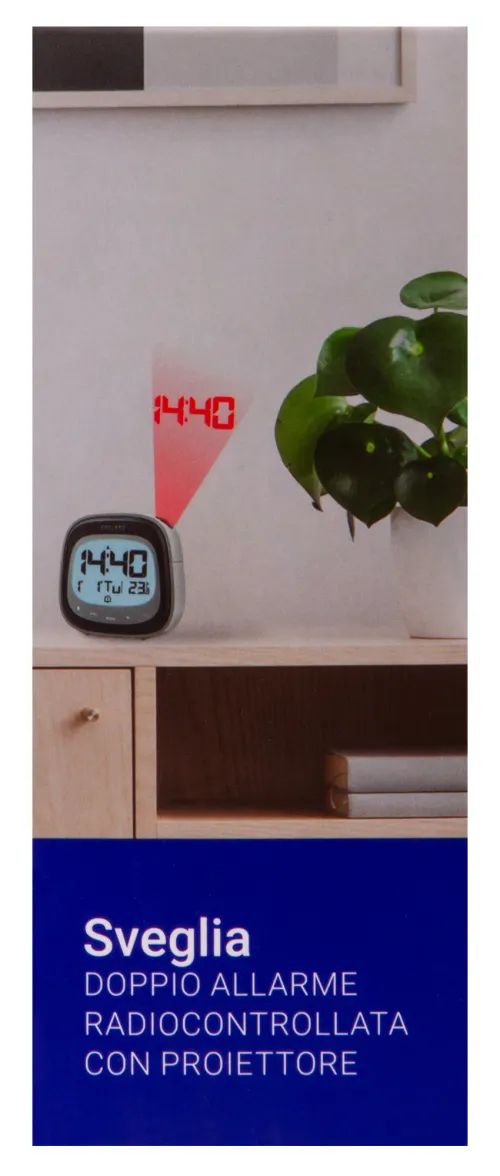 Часы цифровые Explore Scientific с проектором, черные картинка