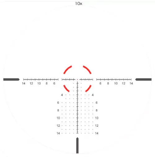Прицел оптический ARTELV CRS 1–10x28 FFP, сетка AM1101 картинка