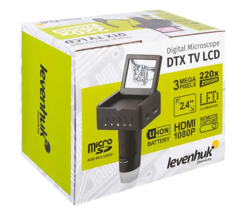Микроскоп цифровой Levenhuk DTX TV LCD фотография