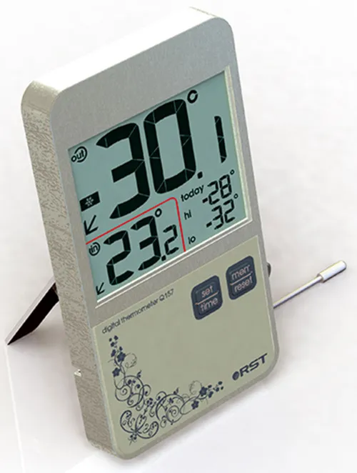 Термометр цифровой RST 02157 с внешним датчиком, оконный изображение