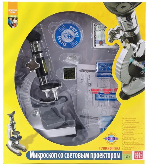 Микроскоп игрушечный EDU-TOYS 100–750x фото