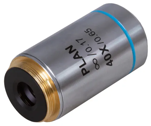 Объектив планахроматический Levenhuk MED 40x/беск фотография