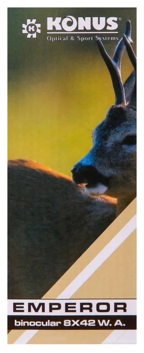 Бинокль Konus Emperor 8x42 WA Green картинка