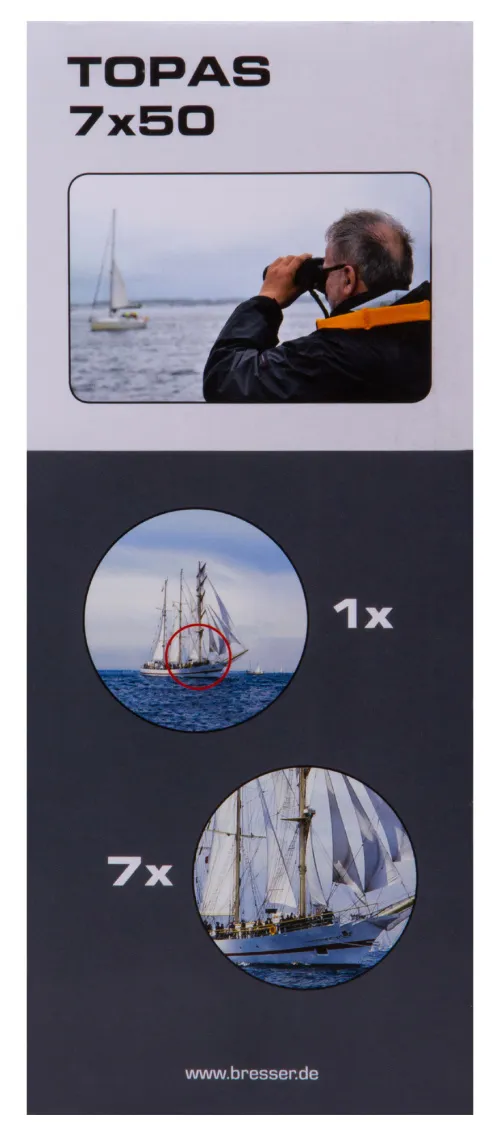 Бинокль Bresser Topas 7x50 WP картинка