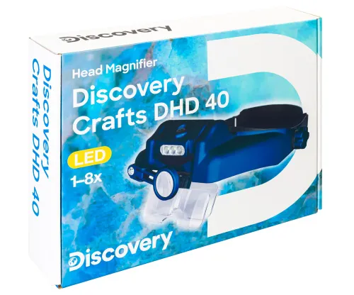 Лупа налобная Levenhuk Discovery Crafts DHD 40 фотография
